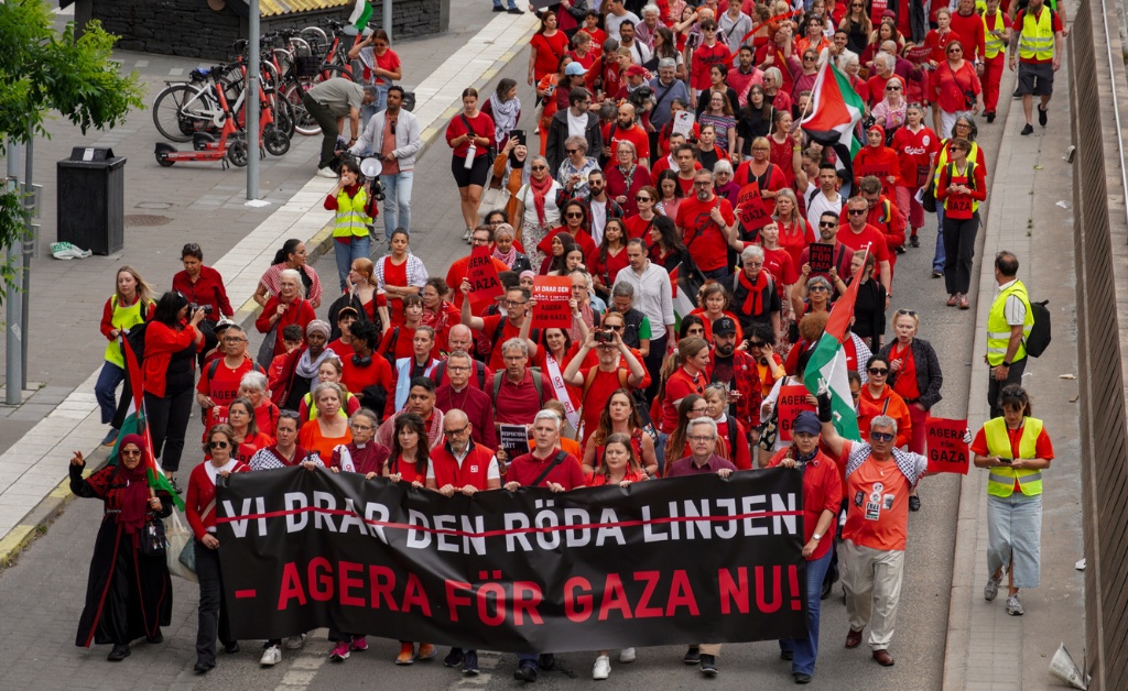 Vi drar den röda linjen för Gaza | ForumCiv