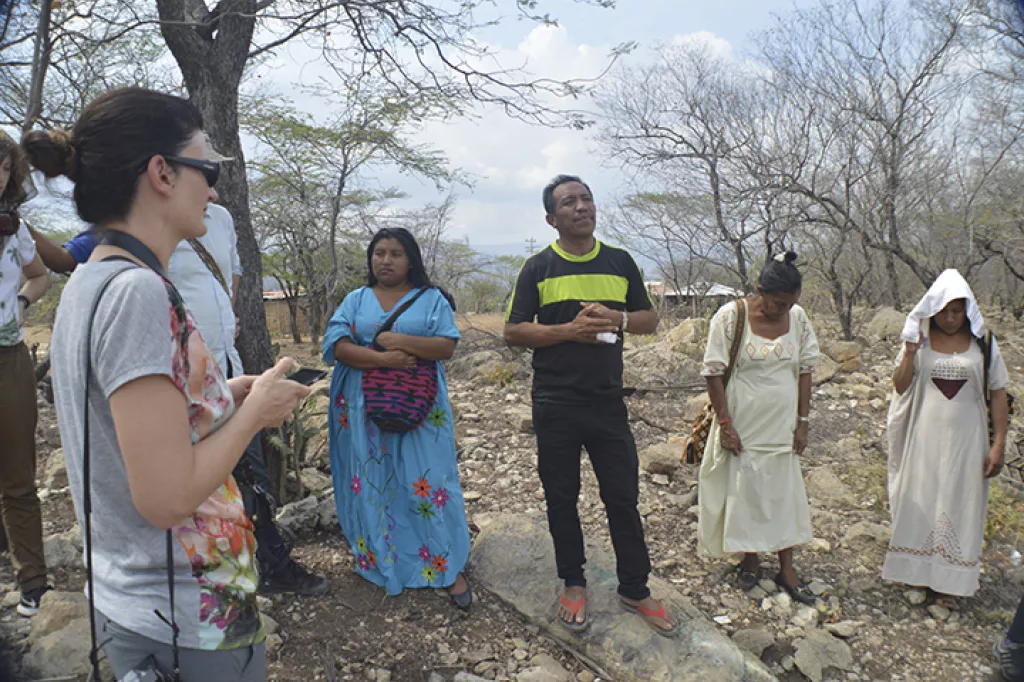 Vattenfall interviewing victims of the coal mining industry in Cerrajon.