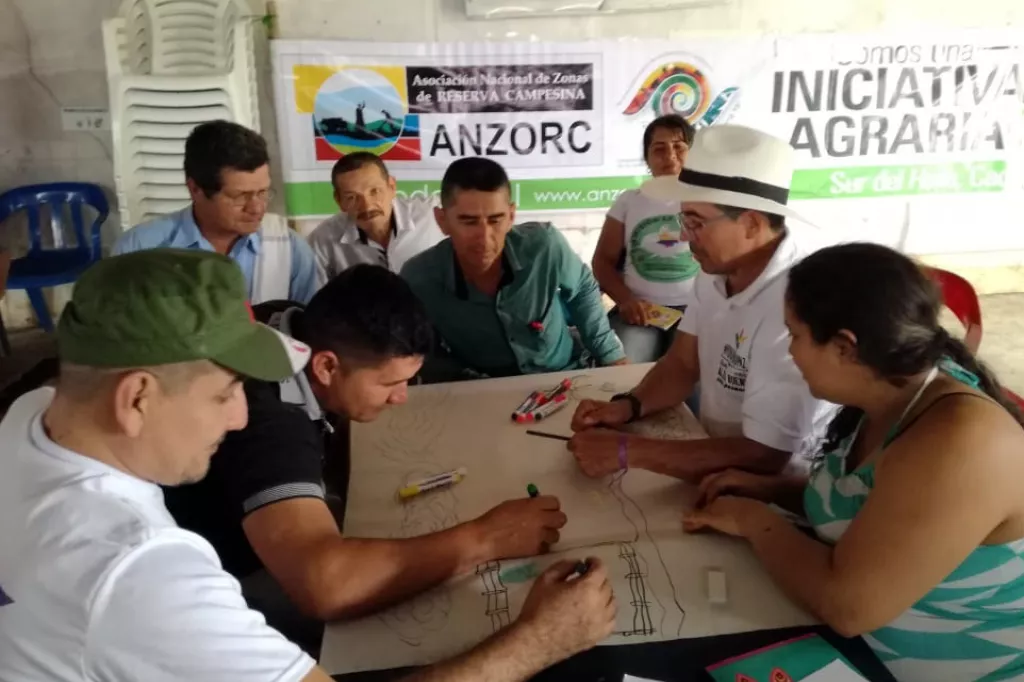 Workshop in Norcacia Peasant School, September 2018