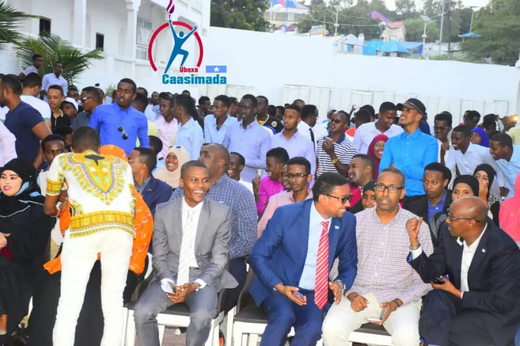 Youth and Women representatives in the Speak up event organized by Ubaxa Caasimada in Mogadishu