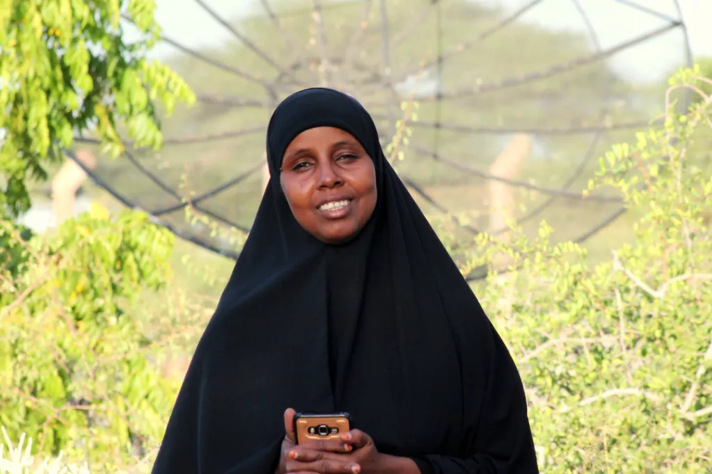 Halima Kahiye, the Programmes Manager, Wajir Community Radio. 