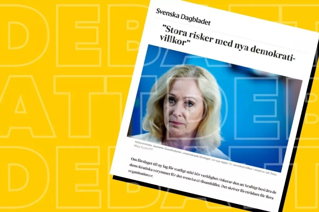 Skrämbild på artikel i Svenska Dagbladet 