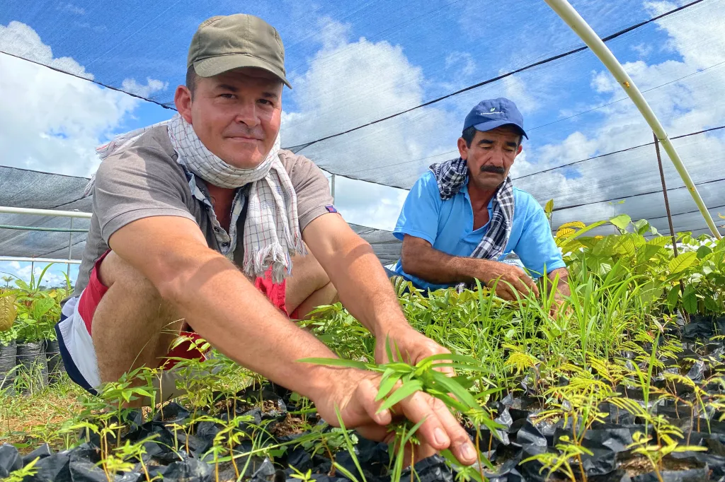 Farmers from the Guaviare region in Colombia