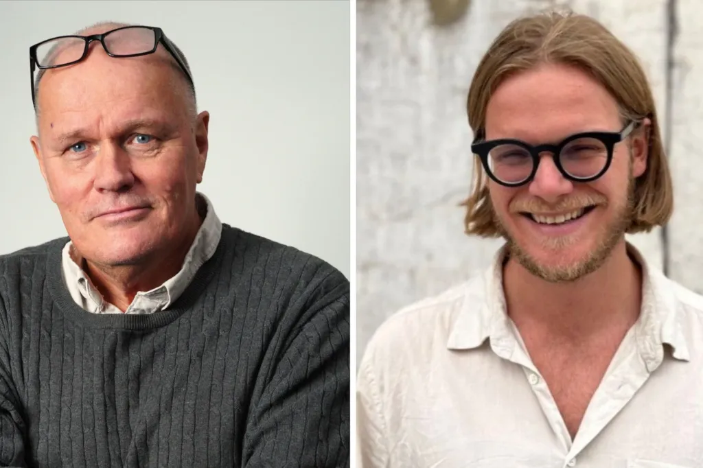 Porträtt på Göran och Philip