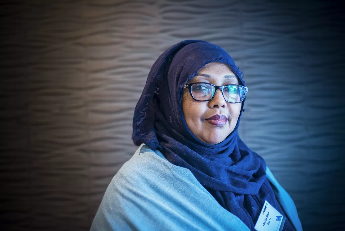 Khadija Omar vill skapa både hållbarhet och möjligheter för kvinnor att få arbeta. Foto: Maurits Otterloo
