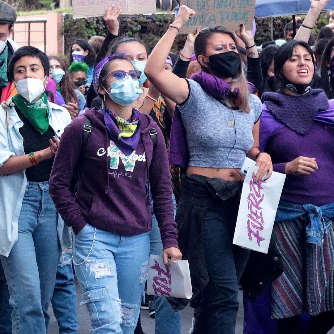 8 march protest in Colombia