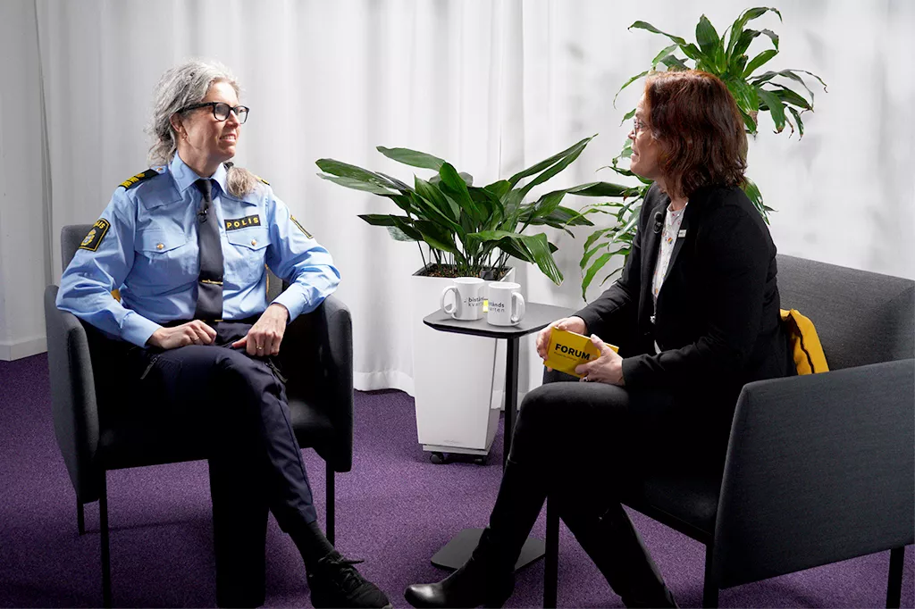 Ann-Charlotte Gustafsson och Anna Stenvinkel i Biståndskvarten