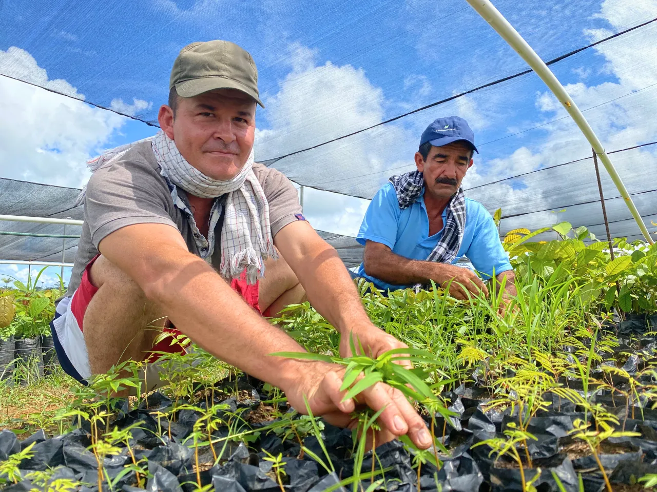 Farmers and environmental promoters of the Ascatrui association.