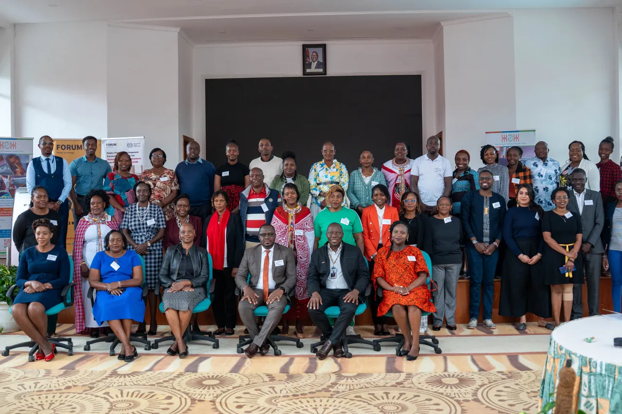 Partners and stakeholders during the knowledge sharing forum on unpaid care work, June 19, 2025.
