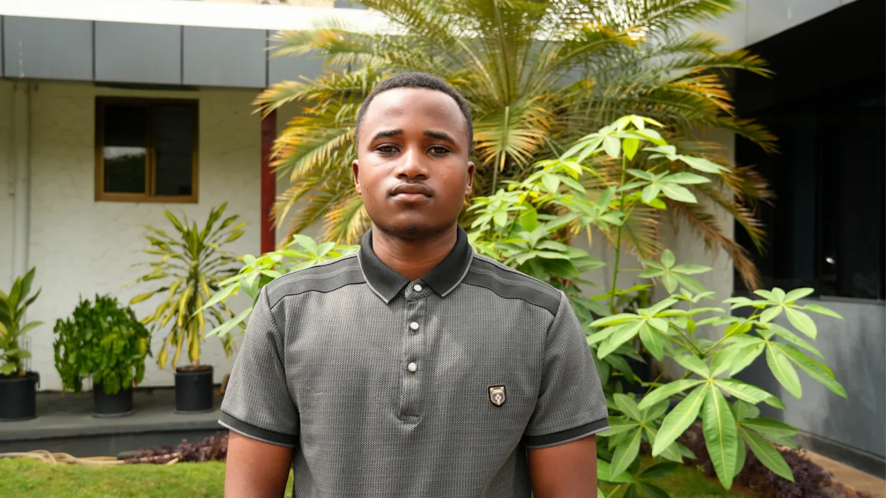 Figure 2: Yaled Maiko Mwamlenga, Student at Tumaini University- Tanzania.