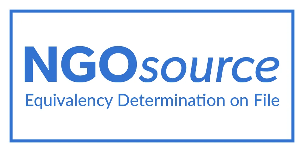 NGO Source Equivalency Determination of File
