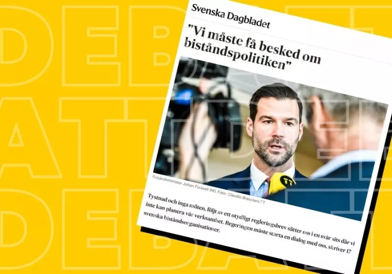 Skärmbild på artikel i Svenska Dagbladet