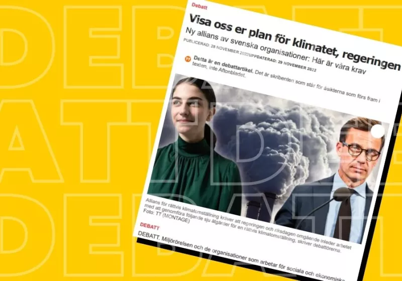 Skärmbild på artikel i Aftonbladet