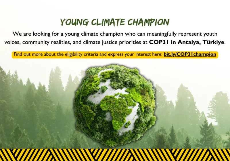 ForumCiv young climate champion banner
