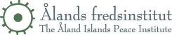 Logotyp för Ålands fredsinstitut