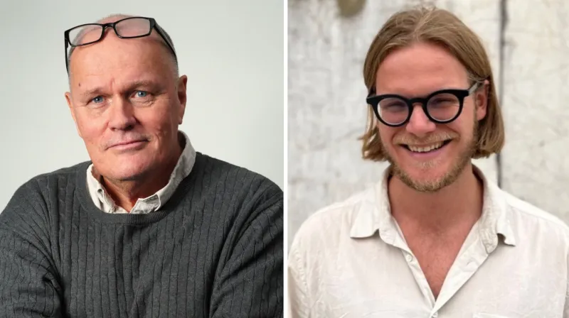 Porträtt på Göran och Philip