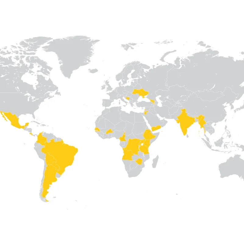 Map of the world